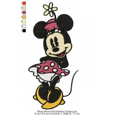 Minnie Mouse 06 Embroidery Designs